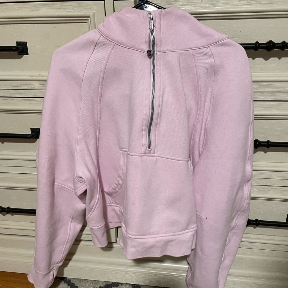 Lululemon, pink scuba with hoodie!